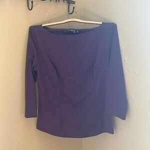 Pinup couture purple retro top